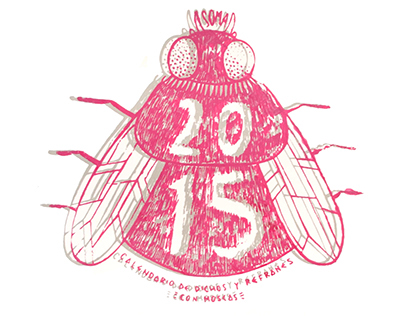 Calendario de dichos y refranes con moscas - 2015
