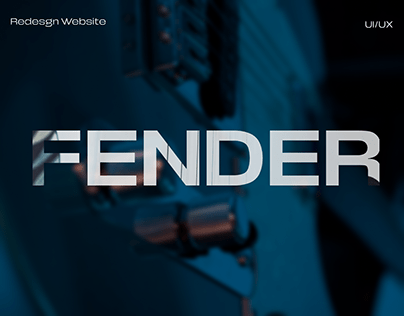 Fender - Redesign Website