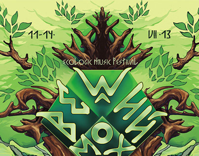 Sticker for Sage Moss festival 2013