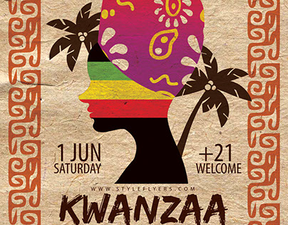 Kwanzaa PSD Flyer Template
