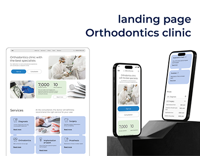 Landing Page for Orthodontics clinic