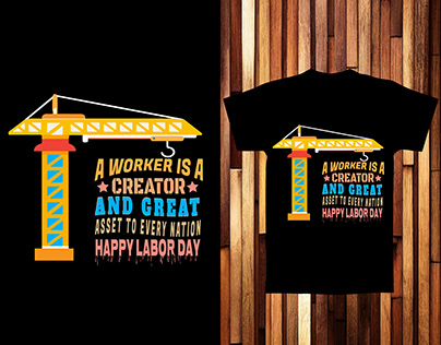 Labor Day T Shirt Design.