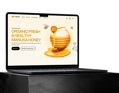 Manuka Honey - Landing Page Design