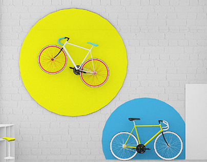 Fixed gear bike - Poster & showroom design