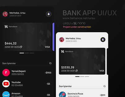 BankApp UI/UX Design
