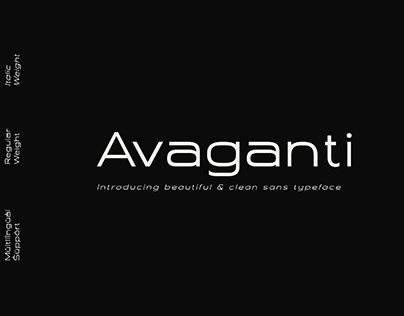 Avaganti – Clean Sans Typeface
