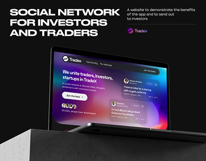 TradeX – website design