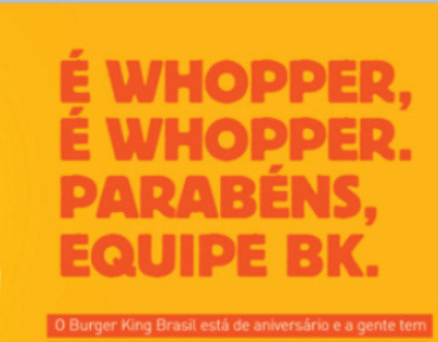 Burger King - Endomarketing