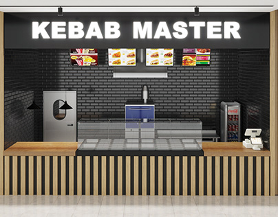 Kebab cafe / interior visualization