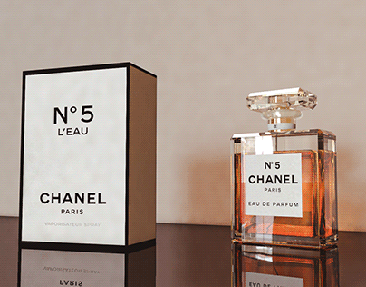 Modelado 3d Chanel 5