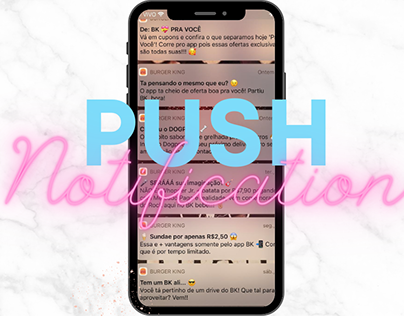 Textos para Push com e sem imagem (2021 - 2022)