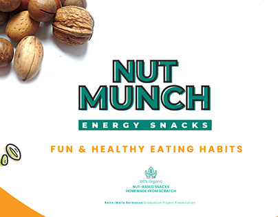 Nut Munch, Healthy Eating Habits | Logo & Branding