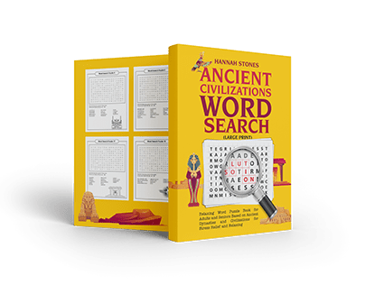 Ancient Civilizations Word Search For Adults Covers &A+