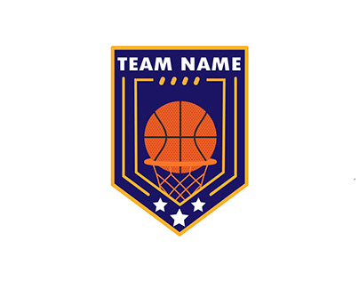 Basket-ball team logo