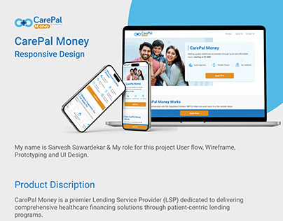 Carepal Money Web & Mobile Resposive Design