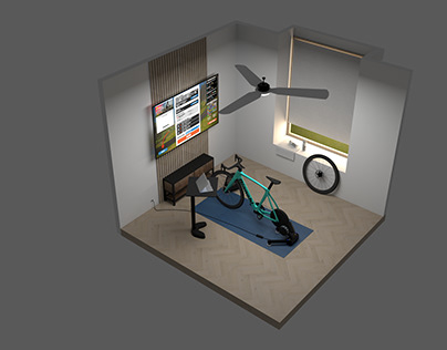 3D Isometric Zwift/Cycling