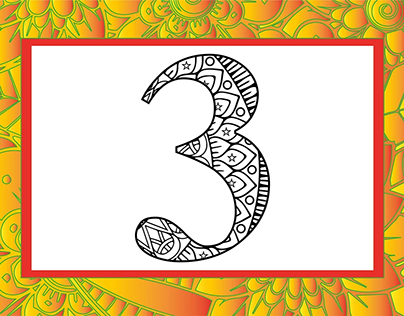 Numbering Mandala 3