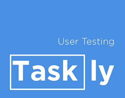 User testing for taskly!