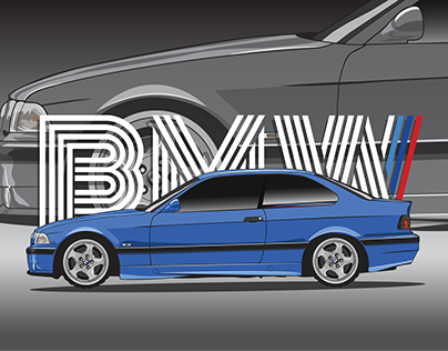 BMW M3 Poster Design