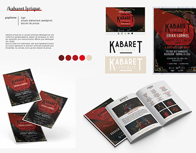 Kabaret Lyrique - Logo, flyers, dossier de presse