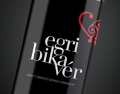 Wine label design - "Egri bikavér"