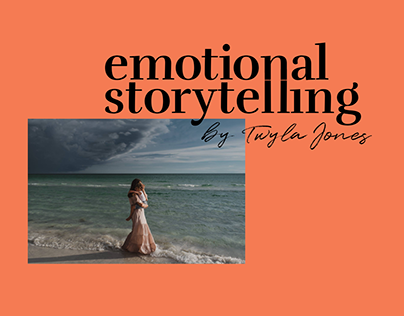 Emotional Storytelling web design and identity