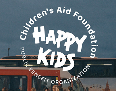 Happy Kids Fundation — Logo & graphic style redesign