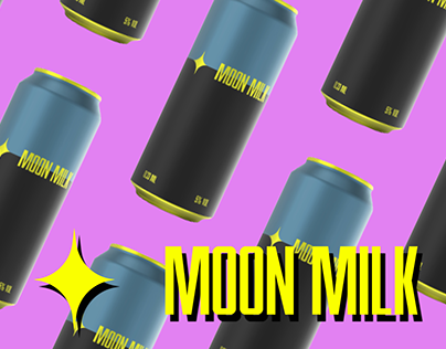 Moon Milk Branding