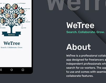 Android presentation WeTree - a collaboration app