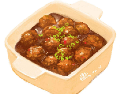 獅子頭 Braised pork ball in brown sauce