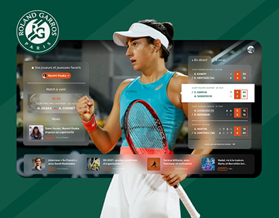 Roland Garros - Home page personnalisée