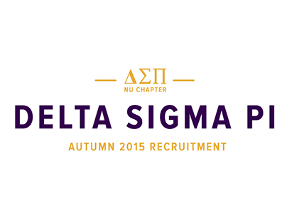 Delta Sigma PI - Autumn Recruitment Logo