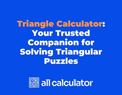 [Infographic]Triangle Calculator