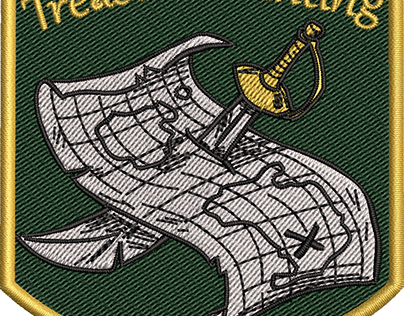 Treasure Hunting Embroidery Patch