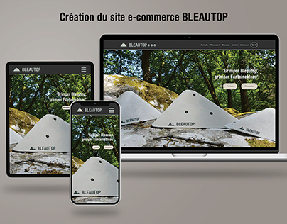 Création site e-commerce BLEAUTOP