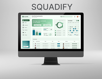 Squadify - Team Management Dashboard