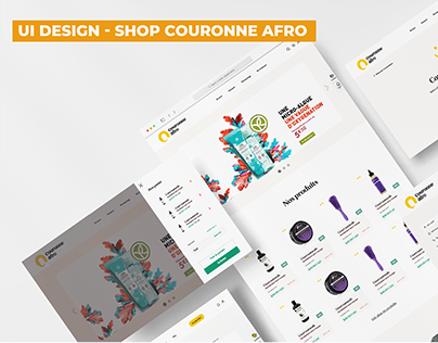 UI design - Shop Couronne Afro