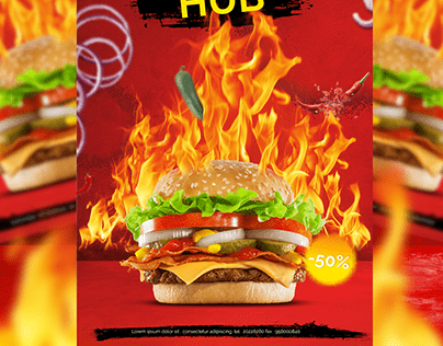 burger poster