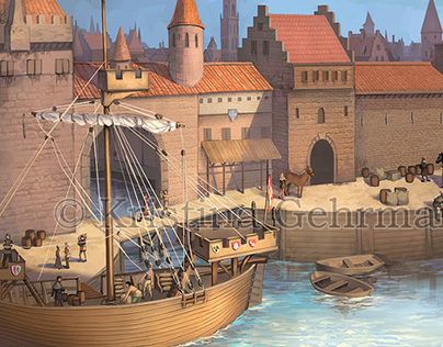 Medieval Hanse Harbour