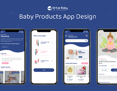 Baby Products App Design