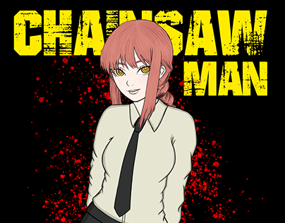 Ilustracion Fan Art Makima Chainsaw Man