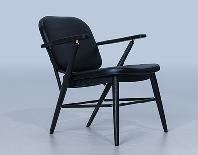 Åselet | Arm Chair | CGI