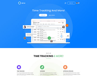 time Tracking Website