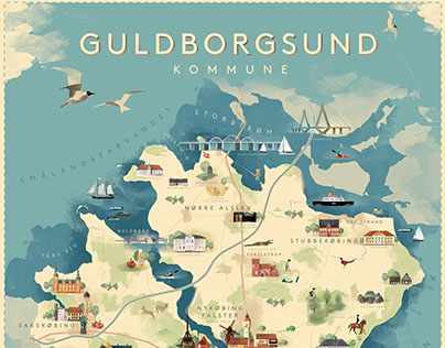 Guldborgsund Map