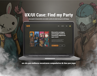 UI/UX Design Case | Find My Party