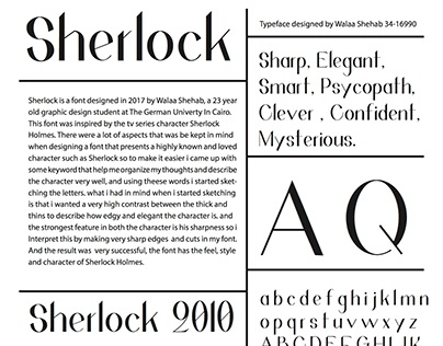 Sherlock typeface