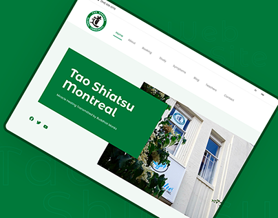 Tao Shiatsu - Дизайн сайта сети центров шиатсу