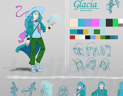 Character Reference Sheet - Glacia