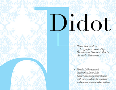 Didot Type Poster