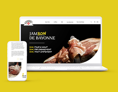 Refonte site web Jambon de Bayonne